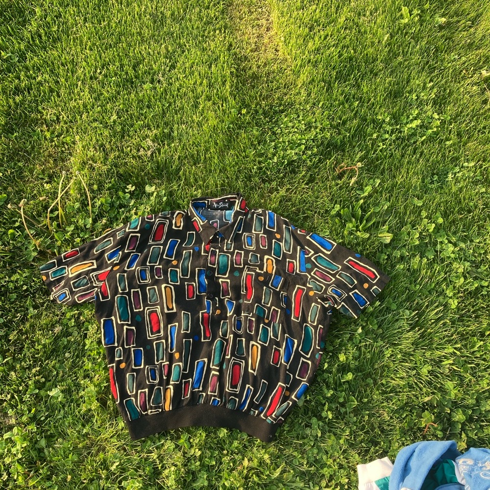 80s SHORT SLEEVE SHIRT 2XL